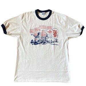 VTG 80s IBM Big Iron Ringer Tee Tech Geek Humor Silicon Valley UNIX Rolm Large